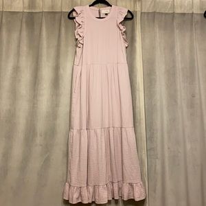 Light pink midi dress